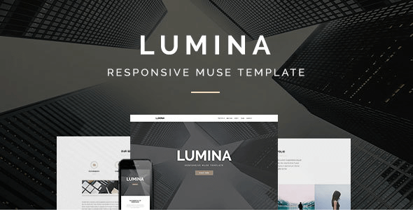 Lumina - Responsive Muse Template for Creatives & Agencies