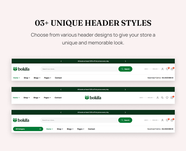 03+ Unique Header Styles