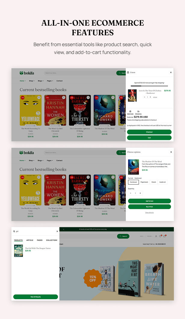 All-in-One eCommerce Features
