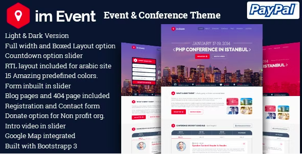 Eventer - Meetup, Conference & Music Band Club Event Planner Calendar Management WordPress Theme - 3