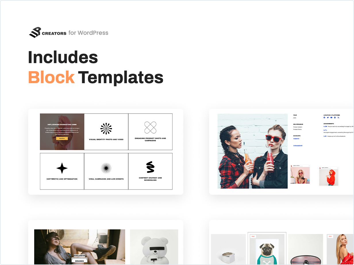 Includes Block Templates