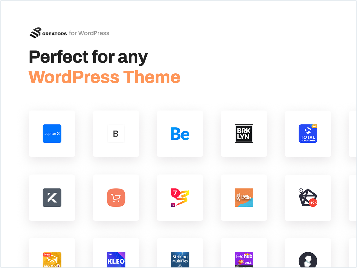 Perfect for any WordPress Theme