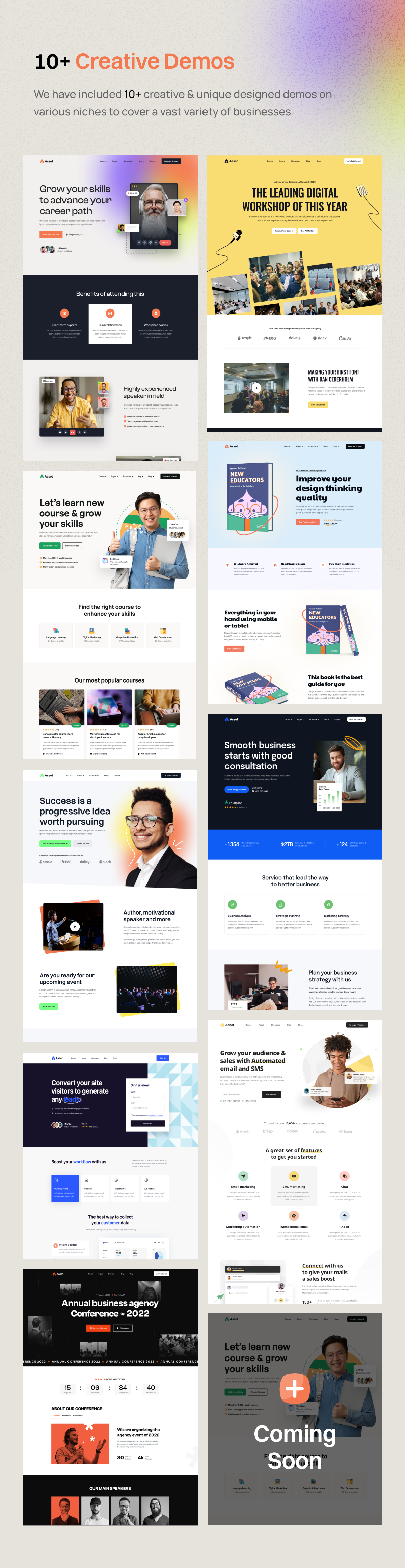 Asset - Conversion Optimized Landing Page WordPress Theme - FREE DOWNLOAD