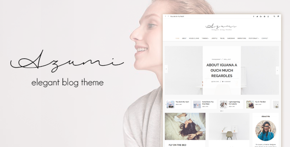 Azumi - Elegant Blog Theme - Blog / Magazine WordPress