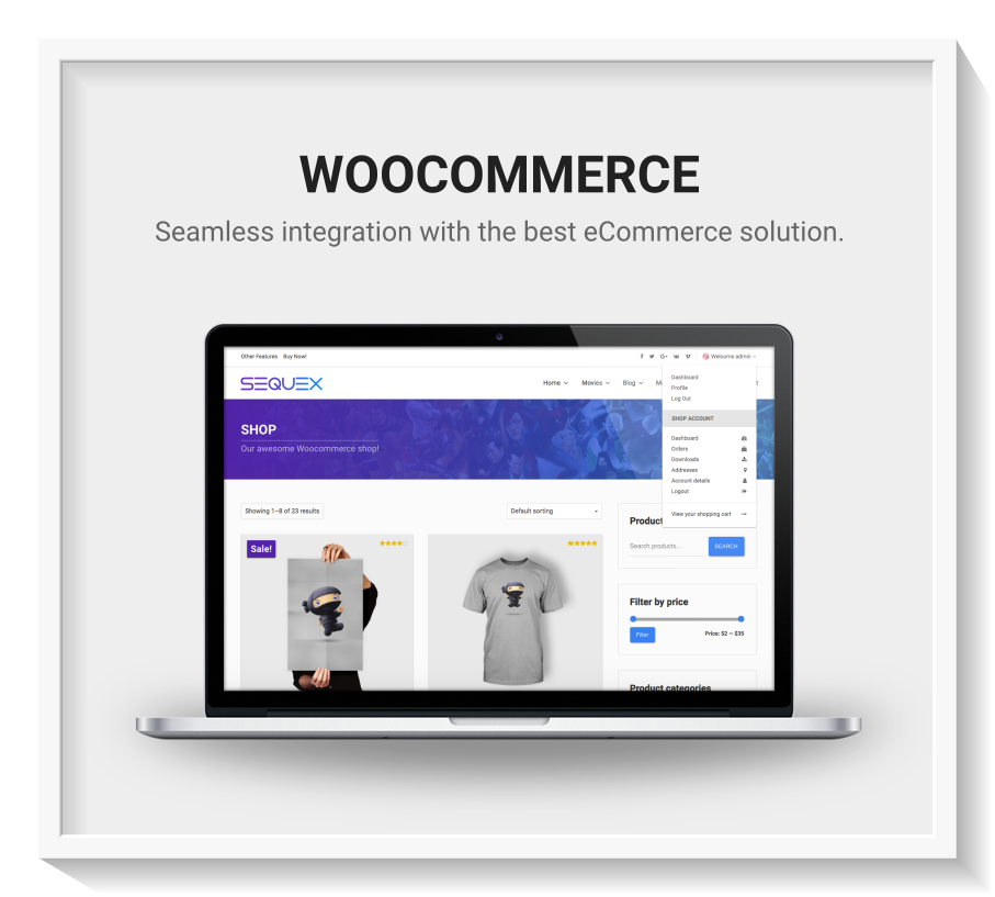 WordPress WooCommerce theme