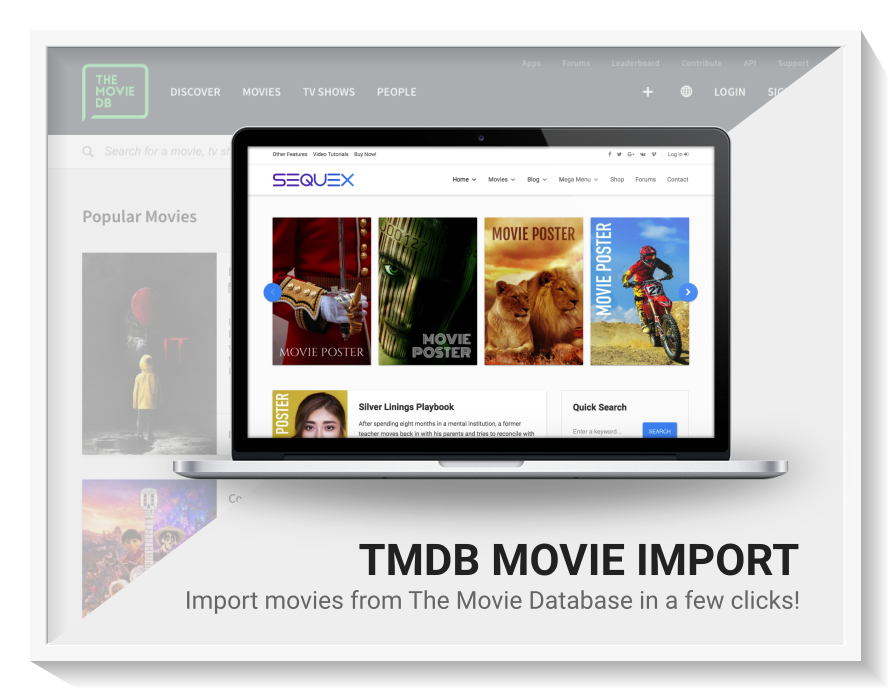 tmdb api wordpress theme