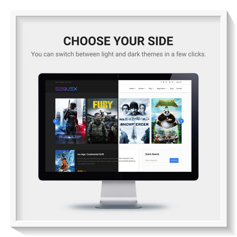sequex wordpress theme