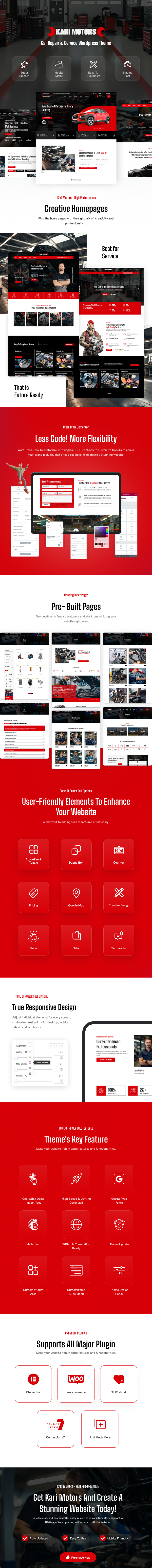 KariMotors - Car Repair & Service WordPress Theme - 1