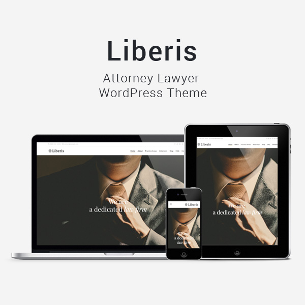 Liberis - Attorney Lawyer WordPress Theme - 1