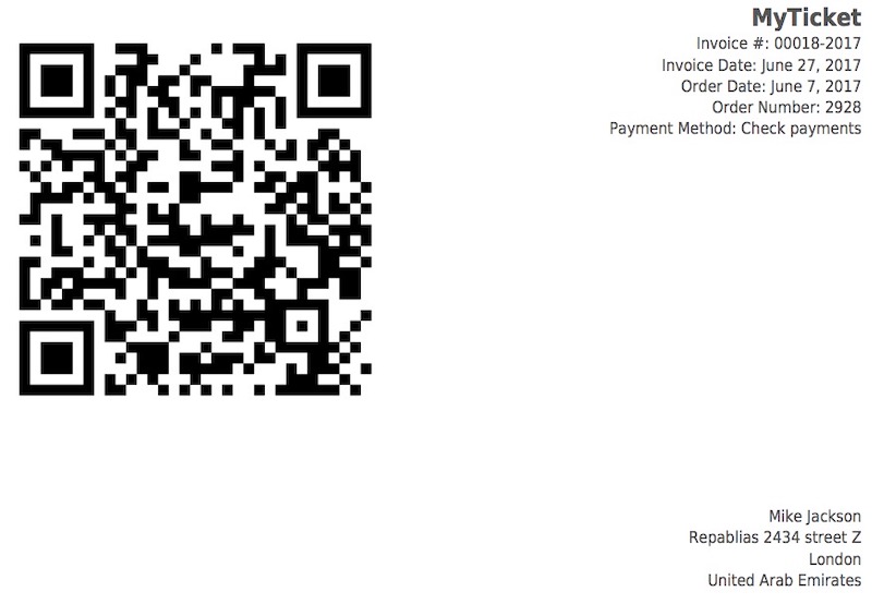 Ticket/Event QR-code PDF Scan -  WordPress Theme