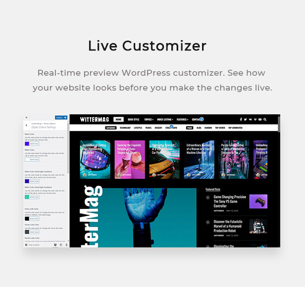 WitterMag - Modern Magazine WordPress Theme - 2