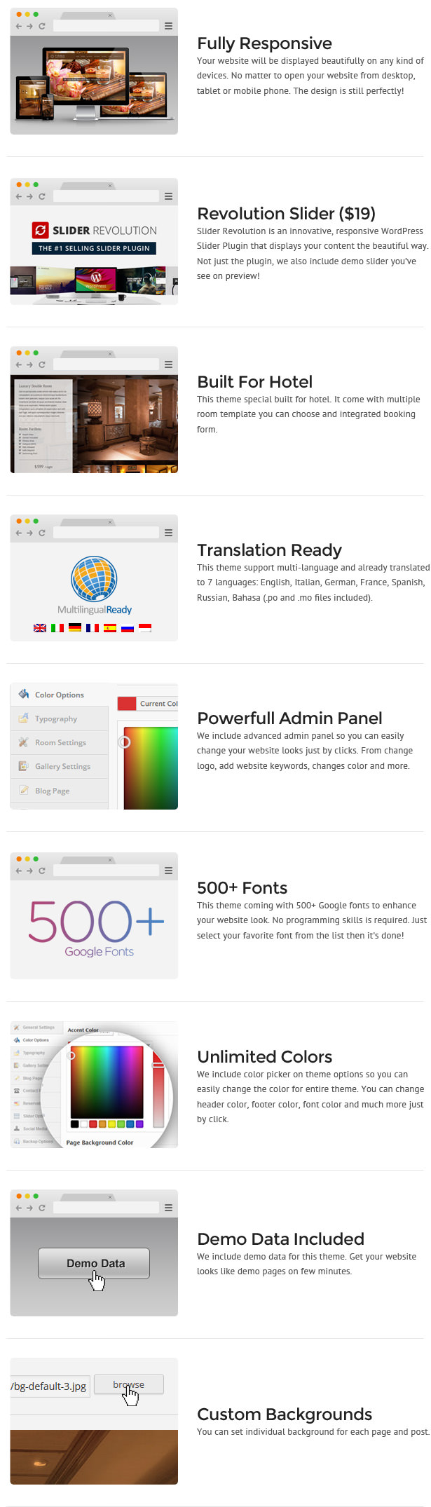 Hotel Booking WordPress Theme - Vierra - 3