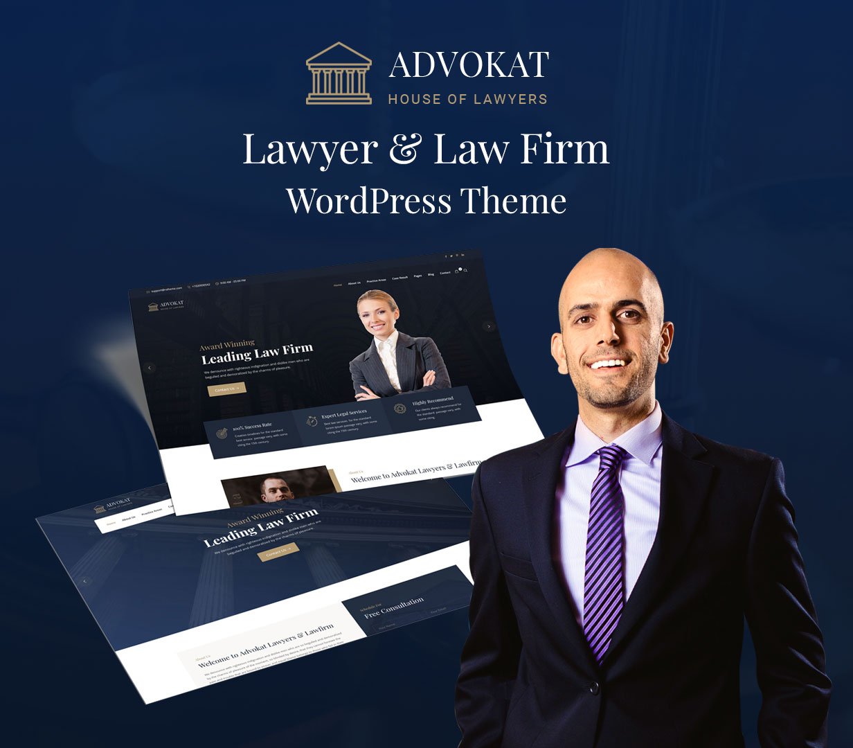 Advokat - Lawyer & Attorney WordPress Theme - 6
