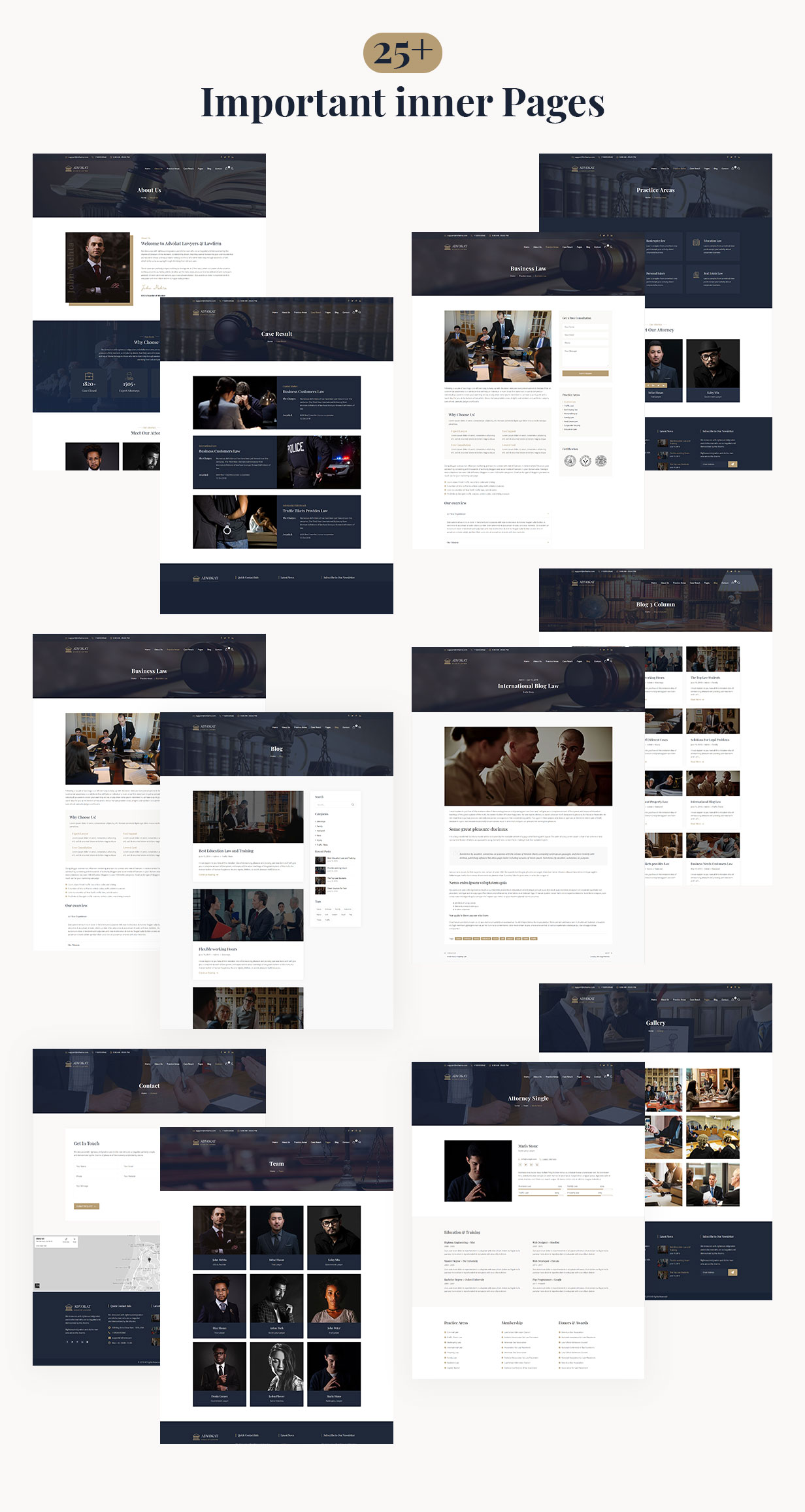 Advokat - Lawyer & Attorney WordPress Theme - 9