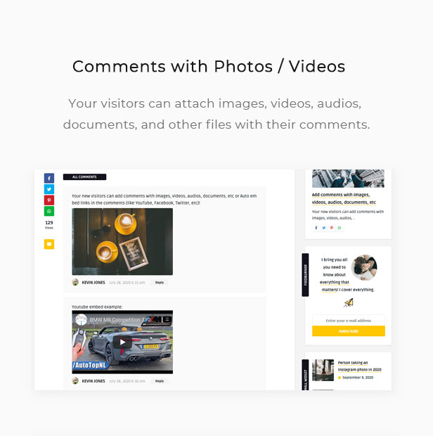 Quemag – Creative WordPress Theme for Bloggers - 3