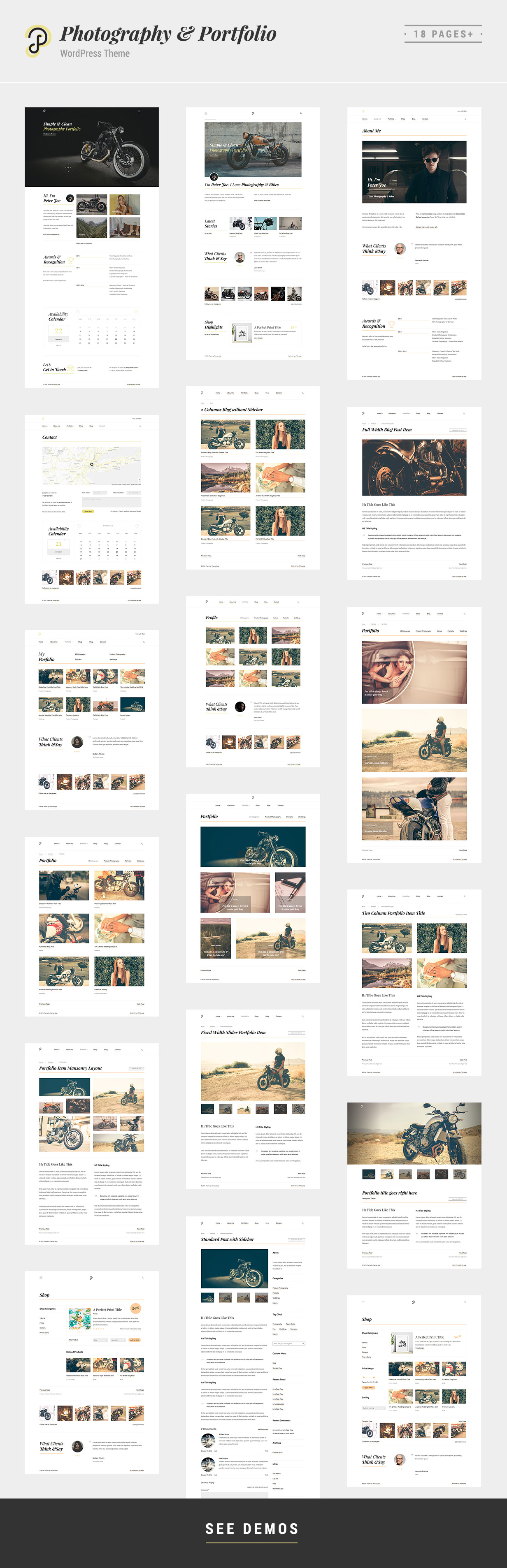 P Dojo - Photography and Portfolio WordPress Theme - 4