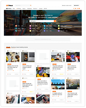 Qenews - Creative WordPress Theme for Bloggers - 1