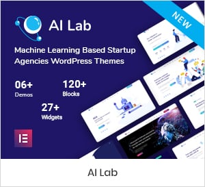 Machine Learning WordPress Theme