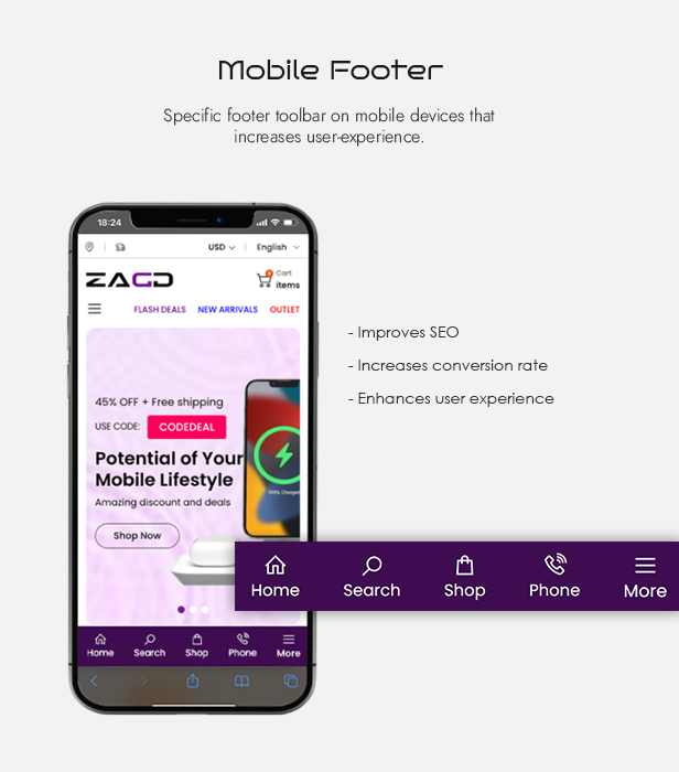 Zagg - Electronics & Accessories WooCommerce WordPress Theme - 5