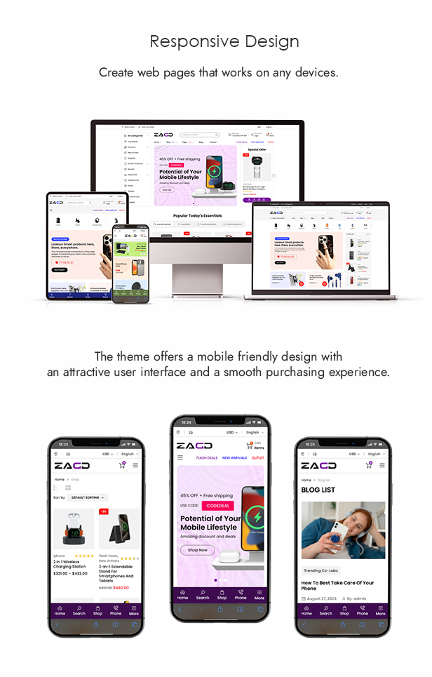 Zagg - Electronics & Accessories WooCommerce WordPress Theme - 6