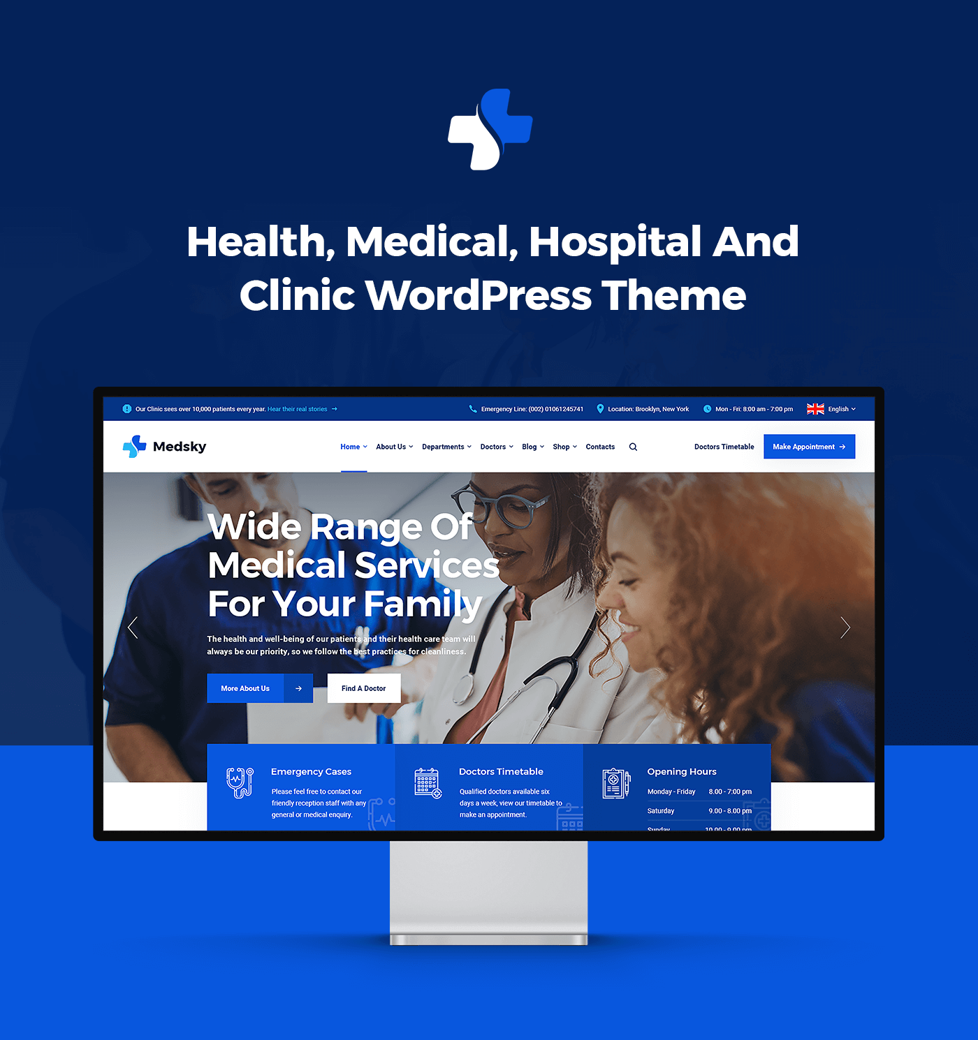 Medsky - Health Medical Clinic WordPress Theme - 4