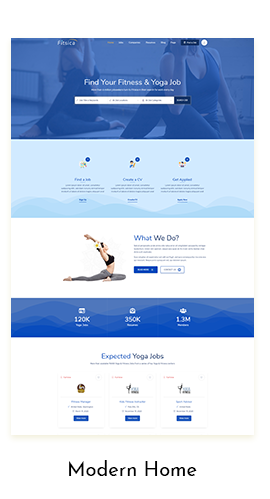 Fitsica Fitness Job Board WordPress Theme