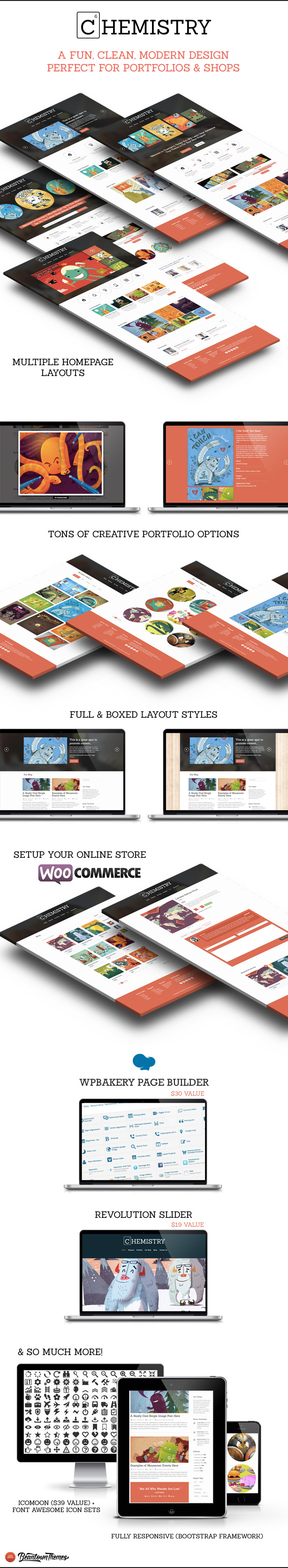 Chemistry - Responsive Portfolio & Shop WP Theme - 1