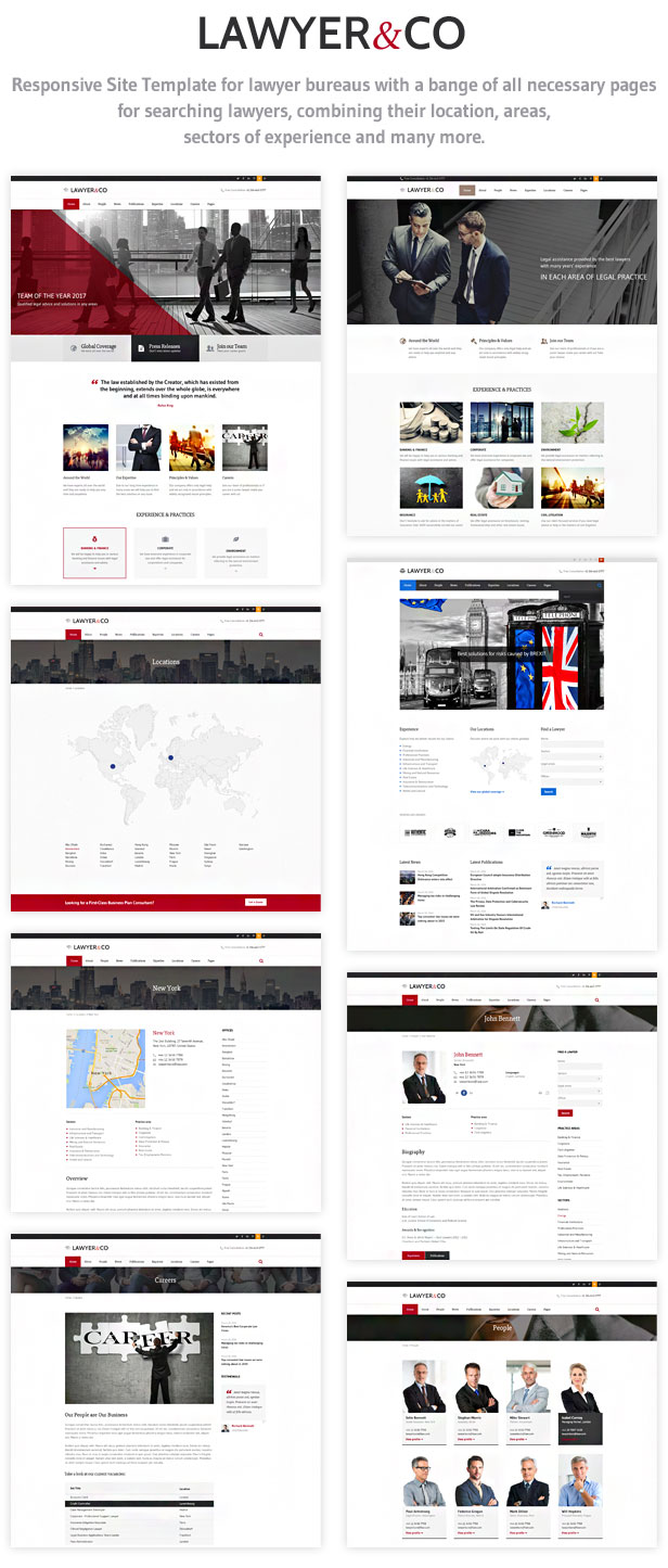 law firm site template