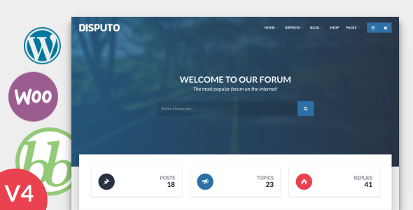Disputo bbPress theme