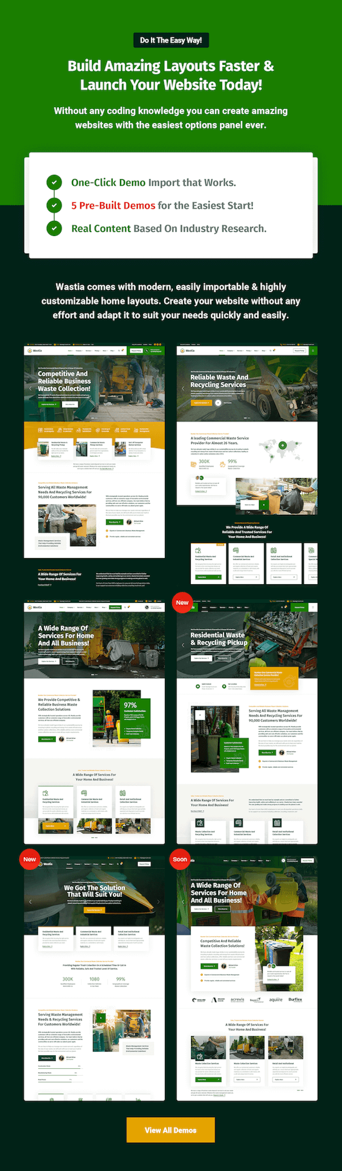 Wastia - Waste Pickup And Disposal Services WordPress Theme - 5