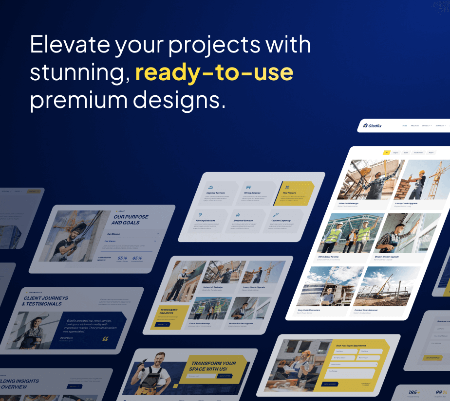 Gladfix – Handyman & Repair Services Gutenverse FSE WordPress Theme - 5