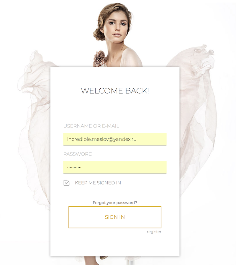 Mina - Beauty Salon Makeup Reservation WordPress theme reservation makeup account