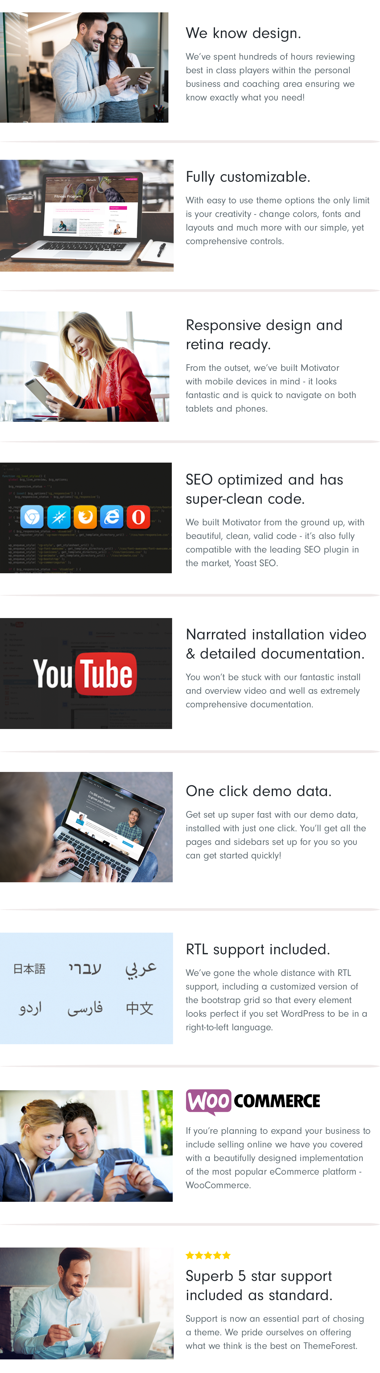 Motivator Features