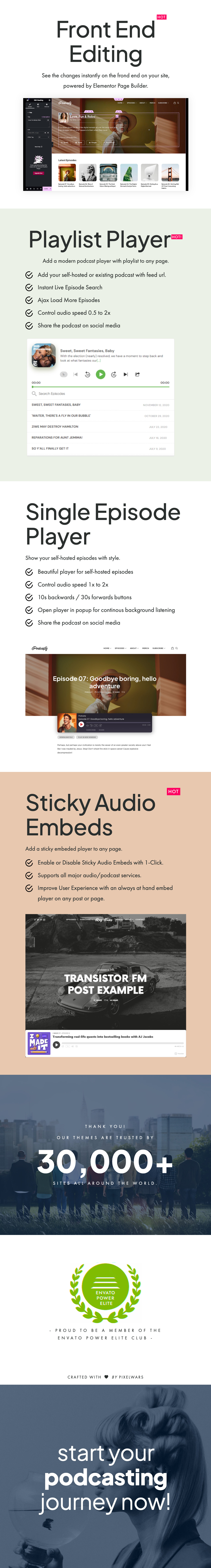 Podcasty - a podcast theme by pixelwars