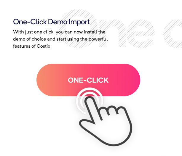 multipurpose WordPress theme 1 click import