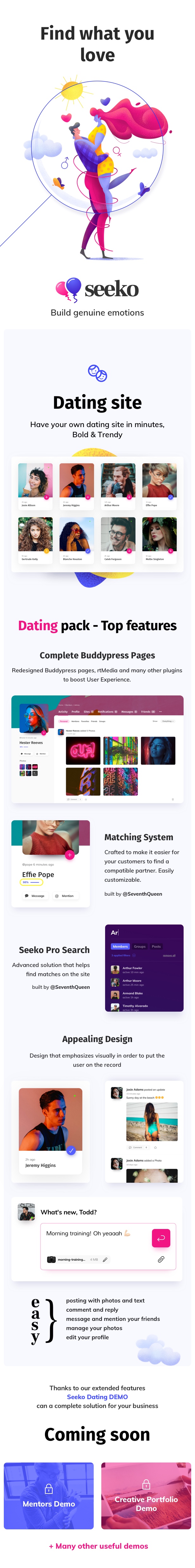 Seeko - Community Site Builder WordPress Theme - 5