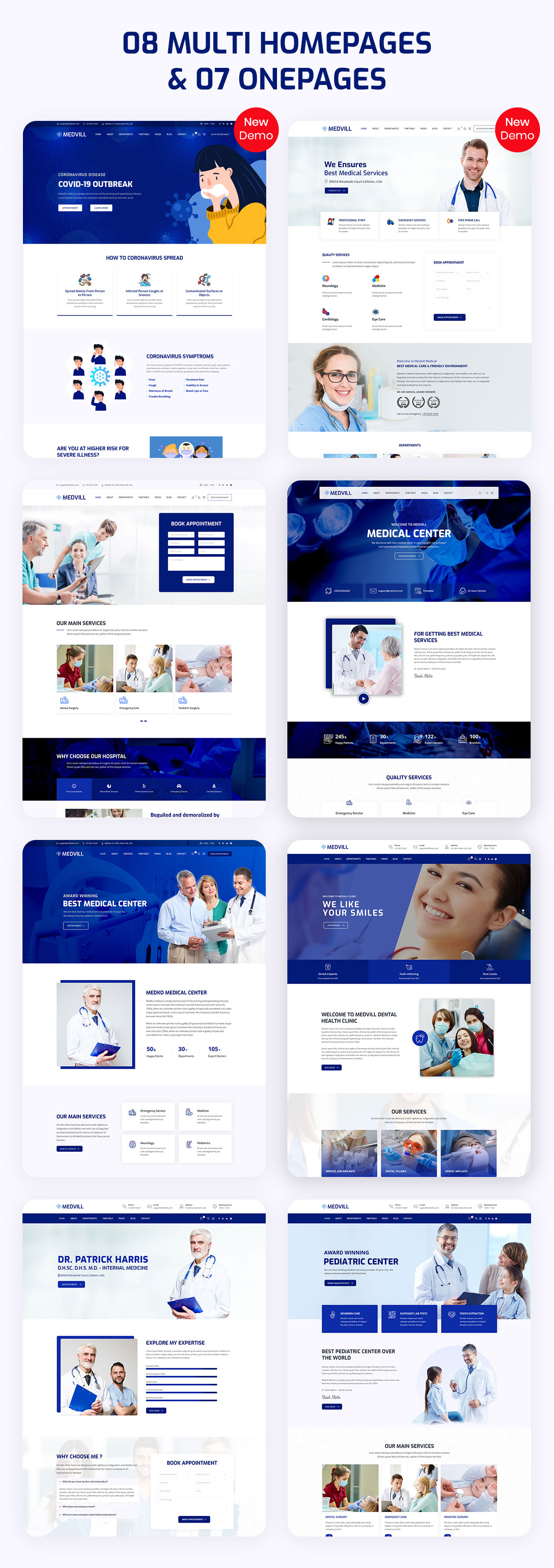 Medvill - Health & Medical WordPress Theme - 5