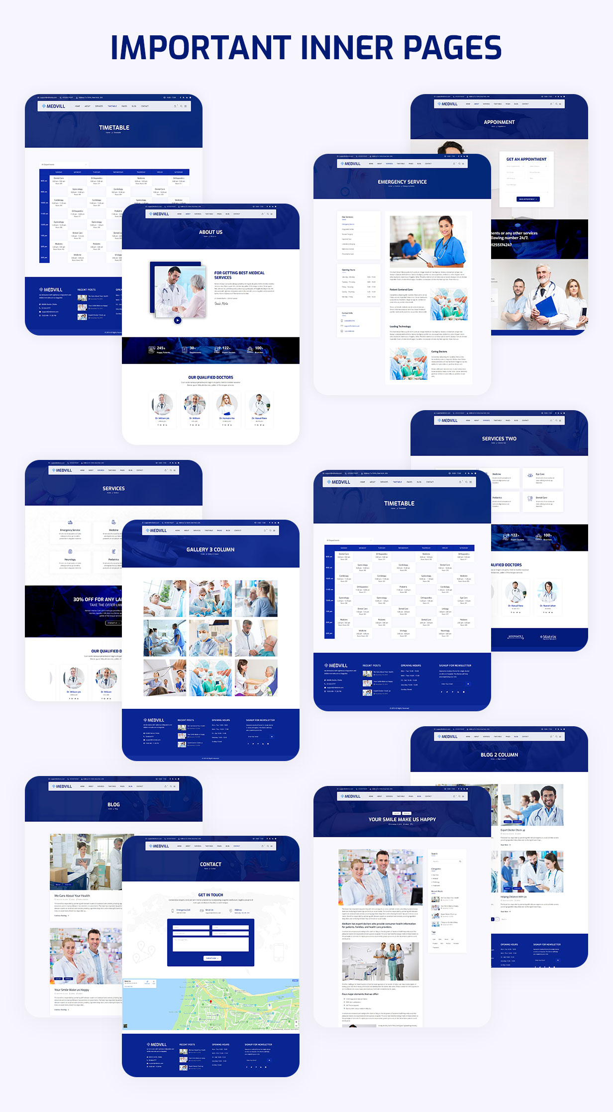 Medvill - Health & Medical WordPress Theme - 7