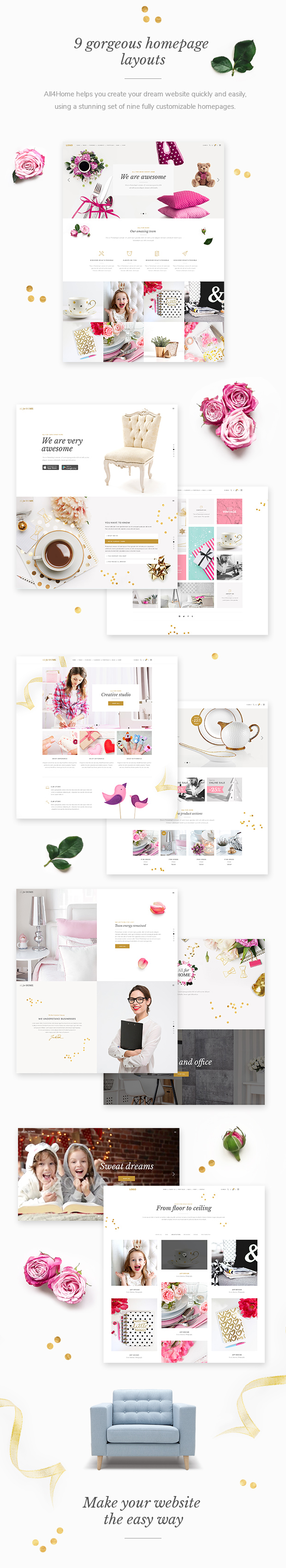 All4Home - Home Decoration WordPress Theme - 1