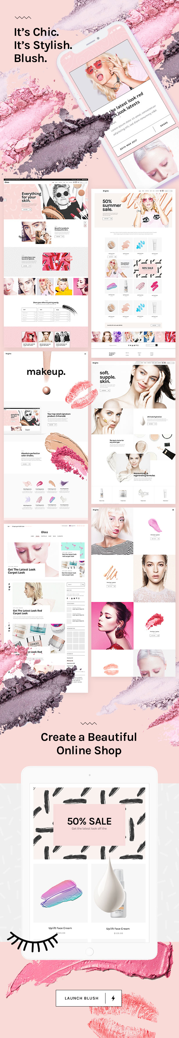 Blush - A Trendy Beauty and Lifestyle WordPress Theme - 1