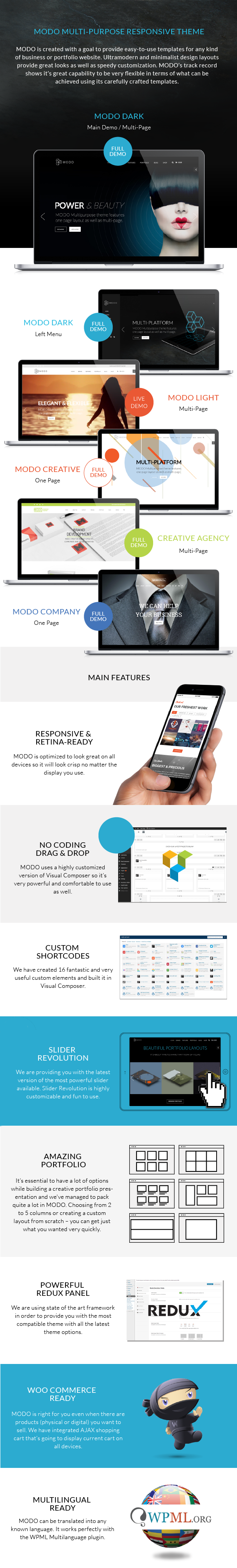 MODO  Multi-Purpose Responsive Theme - 1