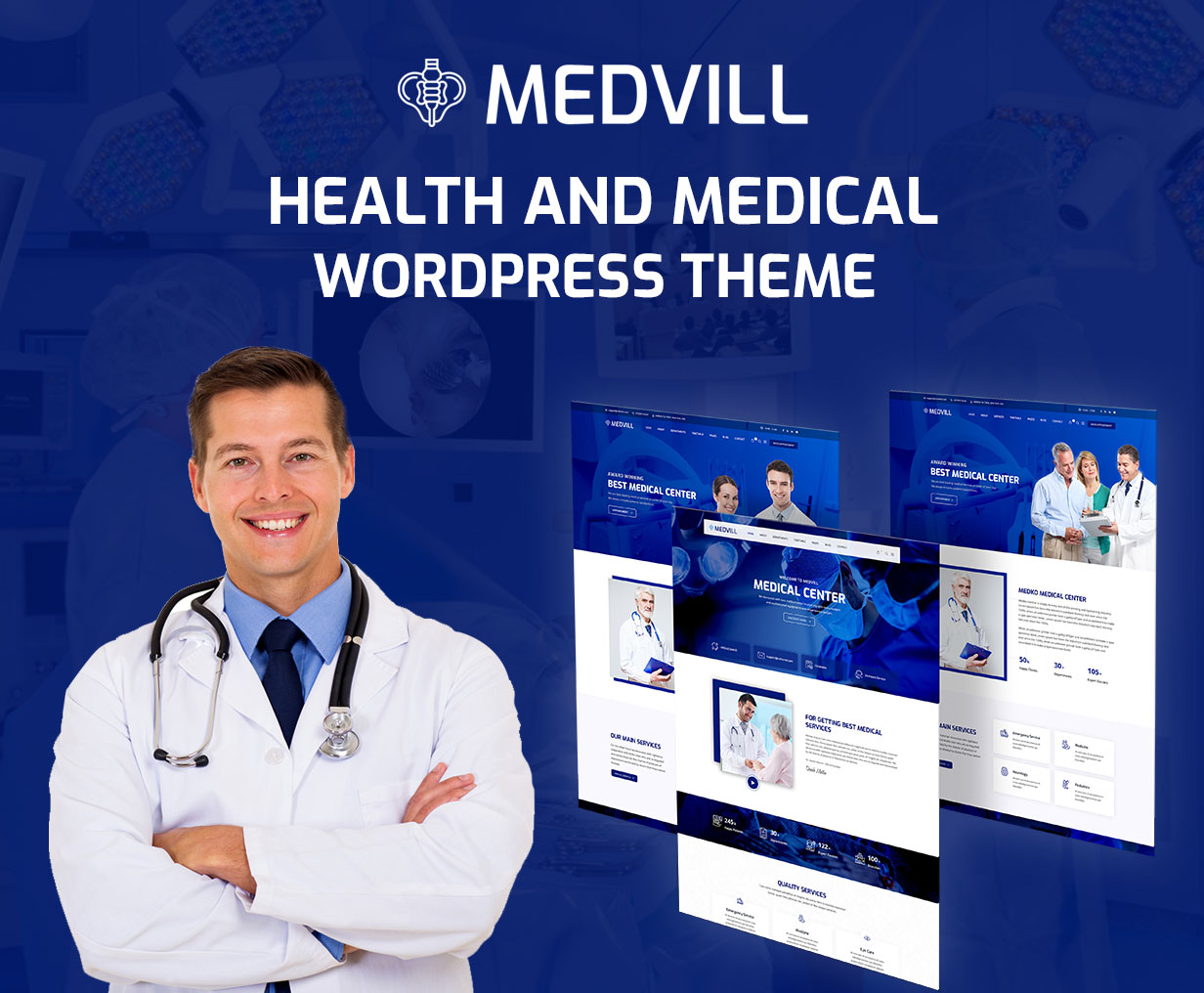 Medvill - Health & Medical WordPress Theme - 4