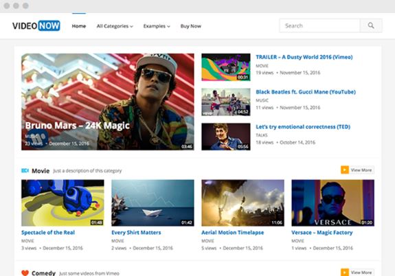 VideoNow WordPress Video Theme - Happy Themes