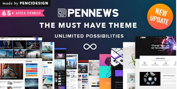 PenNews - News Magazine Business Portfolio Landing AMP WordPress Theme
