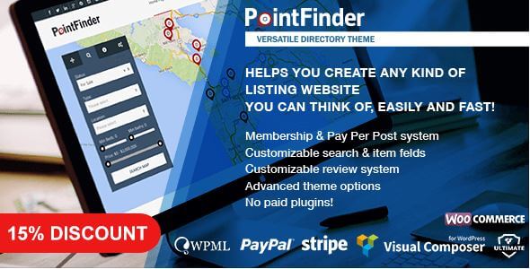 Point Finder - Directory WordPress Theme