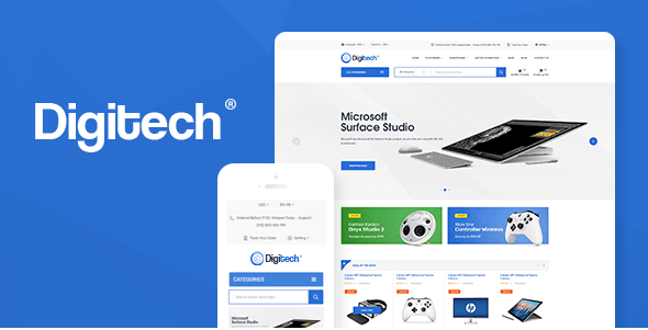 Digitech - Technology Theme for WooCommerce WordPress