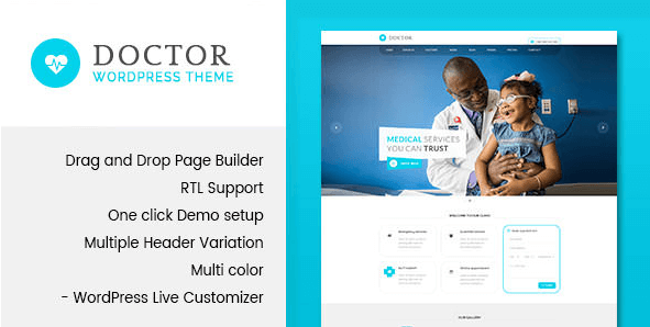 Doctor - Medical & Health WordPress Theme