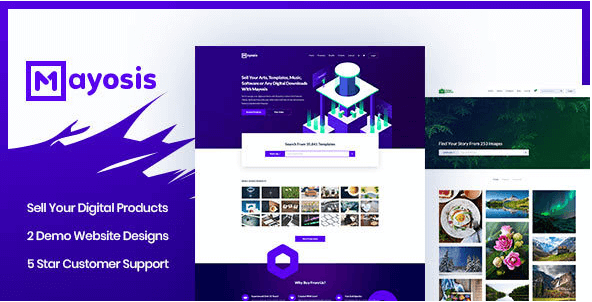 Mayosis - Digital Marketplace WordPress Theme