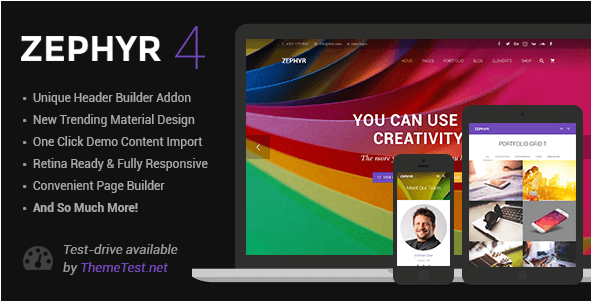 Zephyr | Material Design Theme