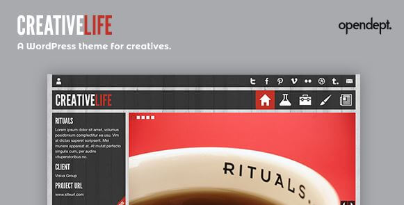 CreativeLife - WordPress Theme For Creatives